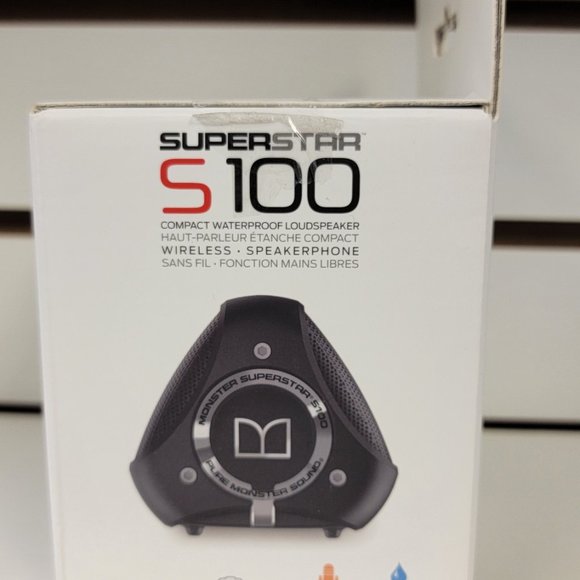 Monster SuperStar S100 Waterproof Wireless Bluetooth Speaker - Picture 2 of 5